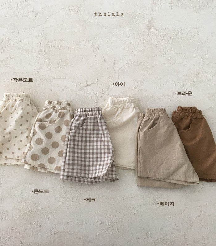 Breathable Linen-Cotton Shorts