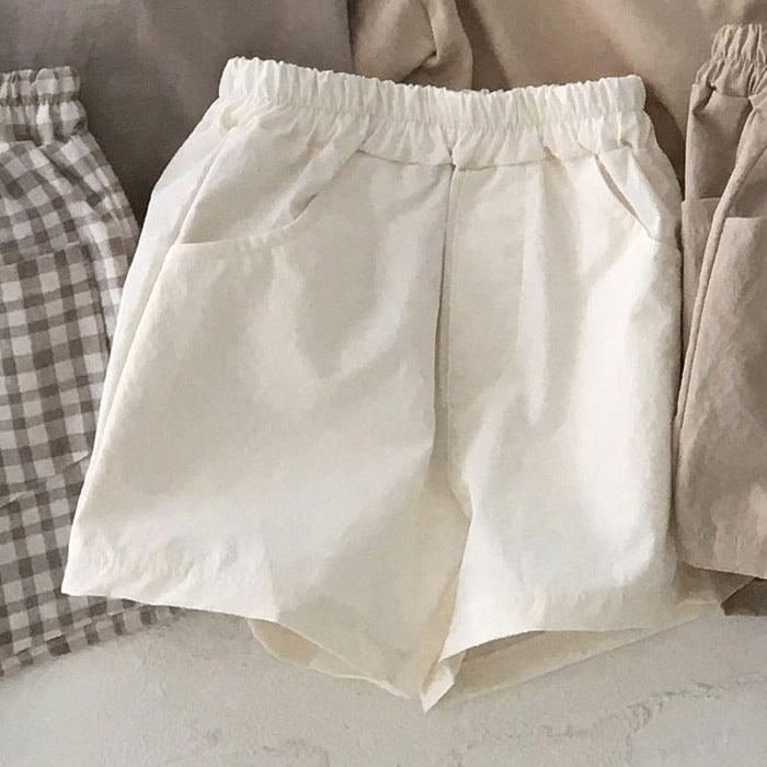 Breathable Linen-Cotton Shorts