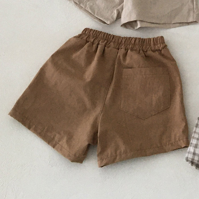 Breathable Linen-Cotton Shorts