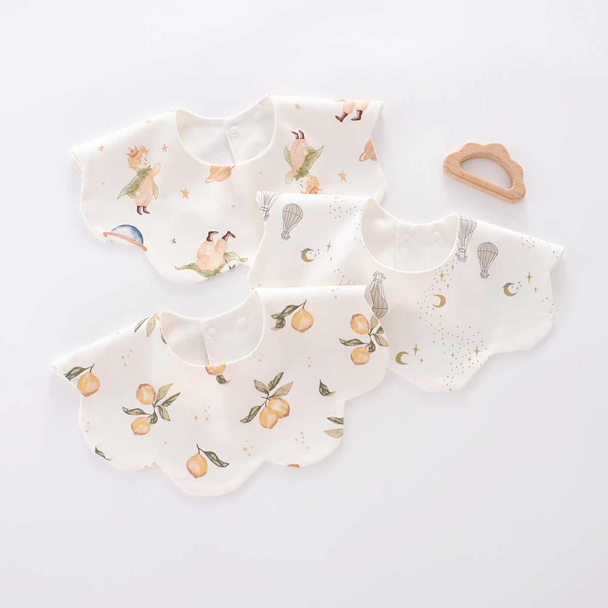 Pure Cotton Waterproof Baby Bib - Newborn & Toddler