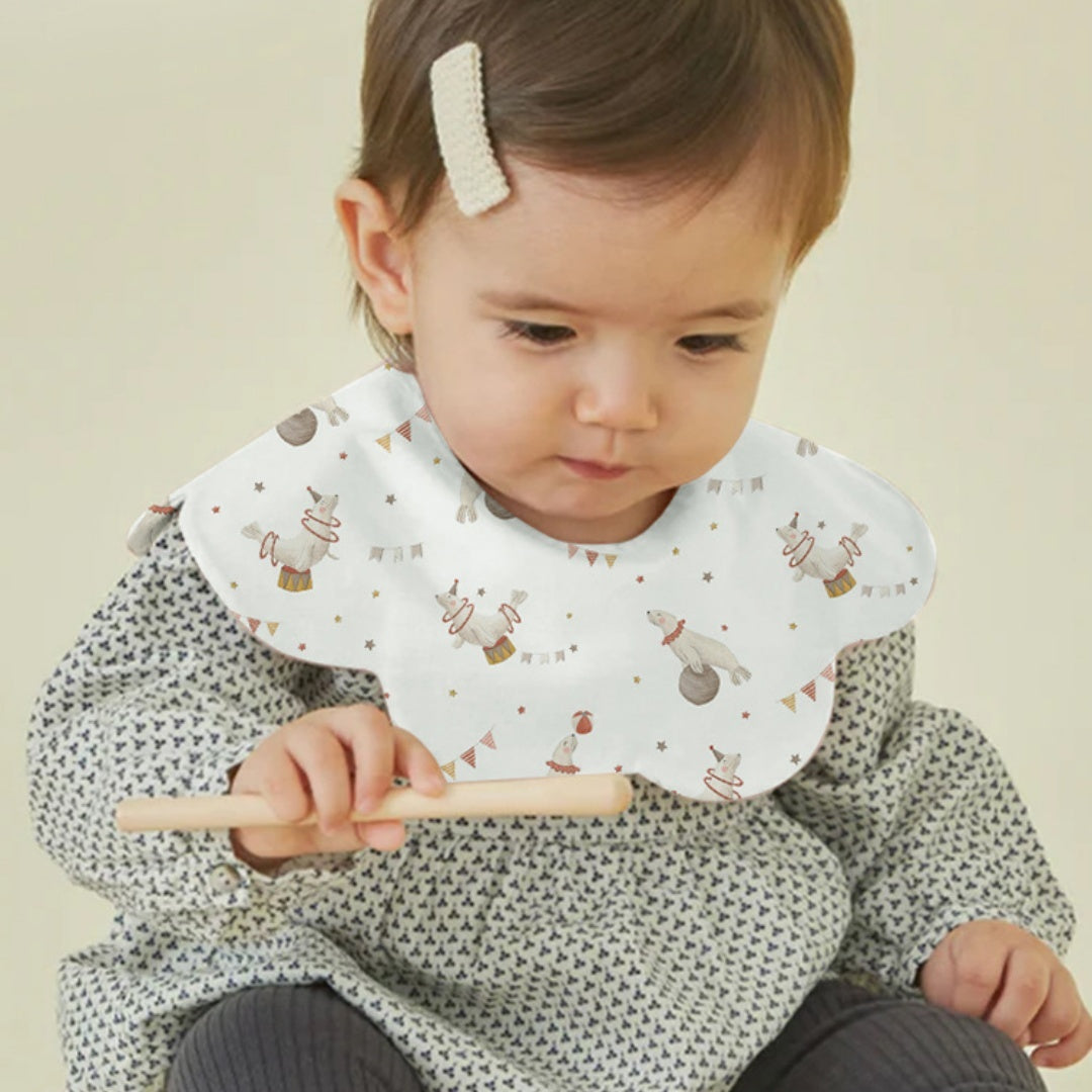 Pure Cotton Waterproof Baby Bib - Newborn & Toddler