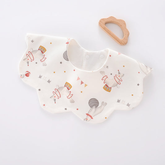 Pure Cotton Waterproof Baby Bib - Newborn & Toddler