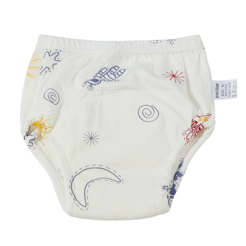 Breathable Bamboo Cotton Training Pants – Eco Reusable Diaper Pants