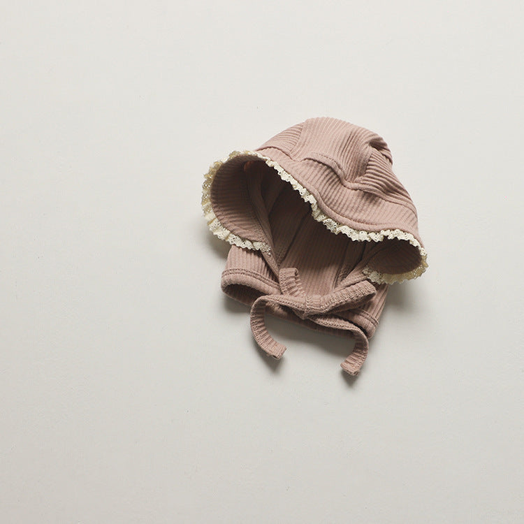 Knitted Cotton High-Waist Overalls – Spring/Autumn Baby Pants